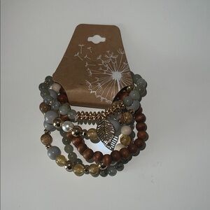 Elegant Multi-Color Beaded Bracelet Set